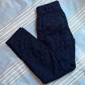 Ann Taylor floral pattern work pants